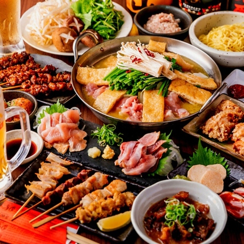 【北新地駅 徒歩5分】焼鳥や手羽から・鶏鍋など、沢山の鶏創作料理をご用意しました♪