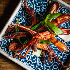 百家風鴨舌炒め