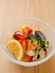 酢のもの盛合せ(海老・タコ・青背)