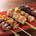 料理メニュー写真&nbsp;おまかせ串盛り五本(たれ　又　塩)