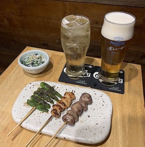 カウンター席完備でお一人様大歓迎♪会社帰りのサク飲みに是非ご利用ください◎