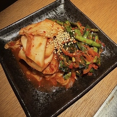 キムチの盛り合わせ