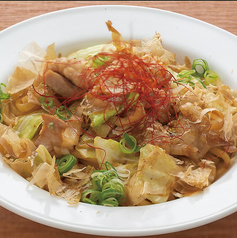 ホルモンしょうゆにんにく炒め