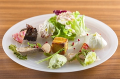 ダフラーチェ特製前菜7種盛り合わせ