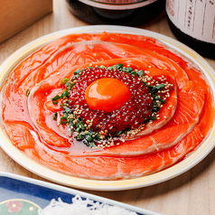 サーモンいくらと奥久慈たまご