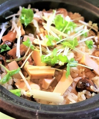 土鍋松茸ご飯！