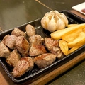 料理メニュー写真&nbsp;牛リブサイコロステーキ200g