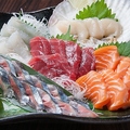 料理メニュー写真&nbsp;三名様からおすすめ！お刺身宝島（五点盛り）