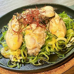 牡蠣のネギポン焼き