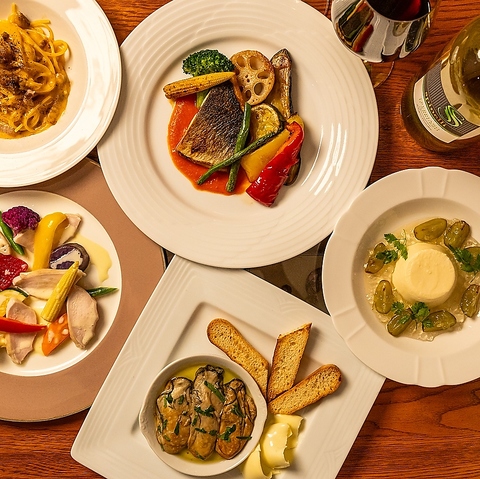 心と体に嬉しい旬の食材をふんだんに。湯島の極上イタリアンへようこそ。