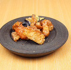 おこげが主役の海鮮唐揚げ~マヨソース~
