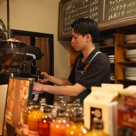 最後まで幸せ気分を♪特製ドルチェ&店主淹れたてCoffee