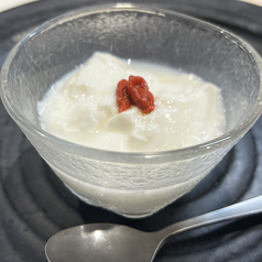 汲み上げ杏仁豆腐