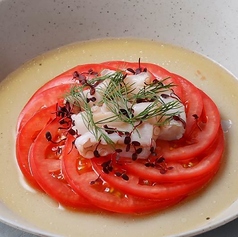 タコとトマト　～だしレモンソース～