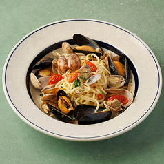 ムール貝とアサリのボンゴレビアンコ