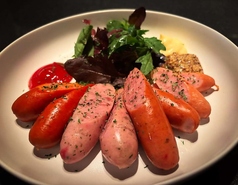 ソーセージの盛り合わせ