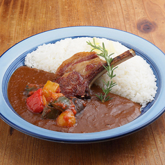 骨付きラムカレー