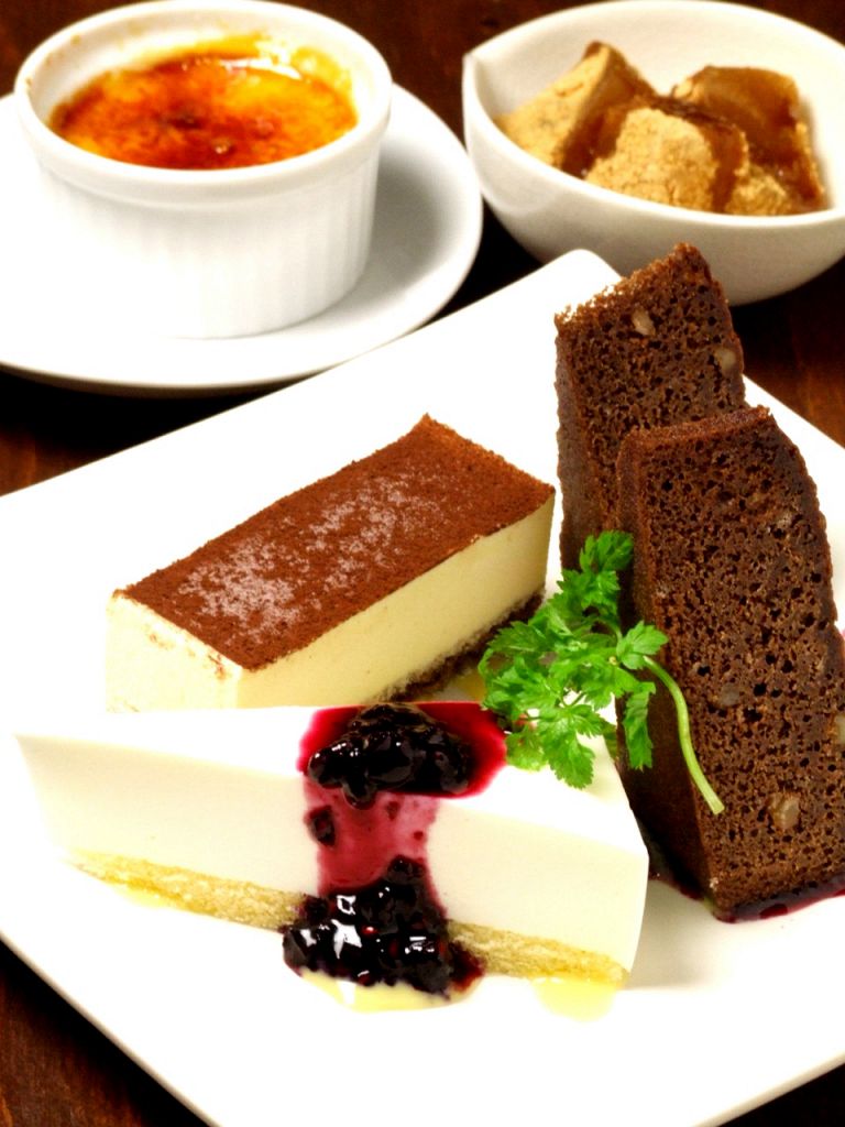甘いものは別腹。スイーツも充実で食べ放題になるメニューもあり♪