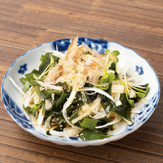 新玉ねぎスライス生わかめぽん酢