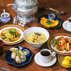 当日利用OK！タイ料理を堪能できるランチコースあり♪