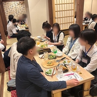 カップル・同窓会・会社宴会どんなシーンでもご利用可能