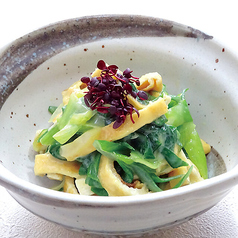 九条葱と京揚げのぬた