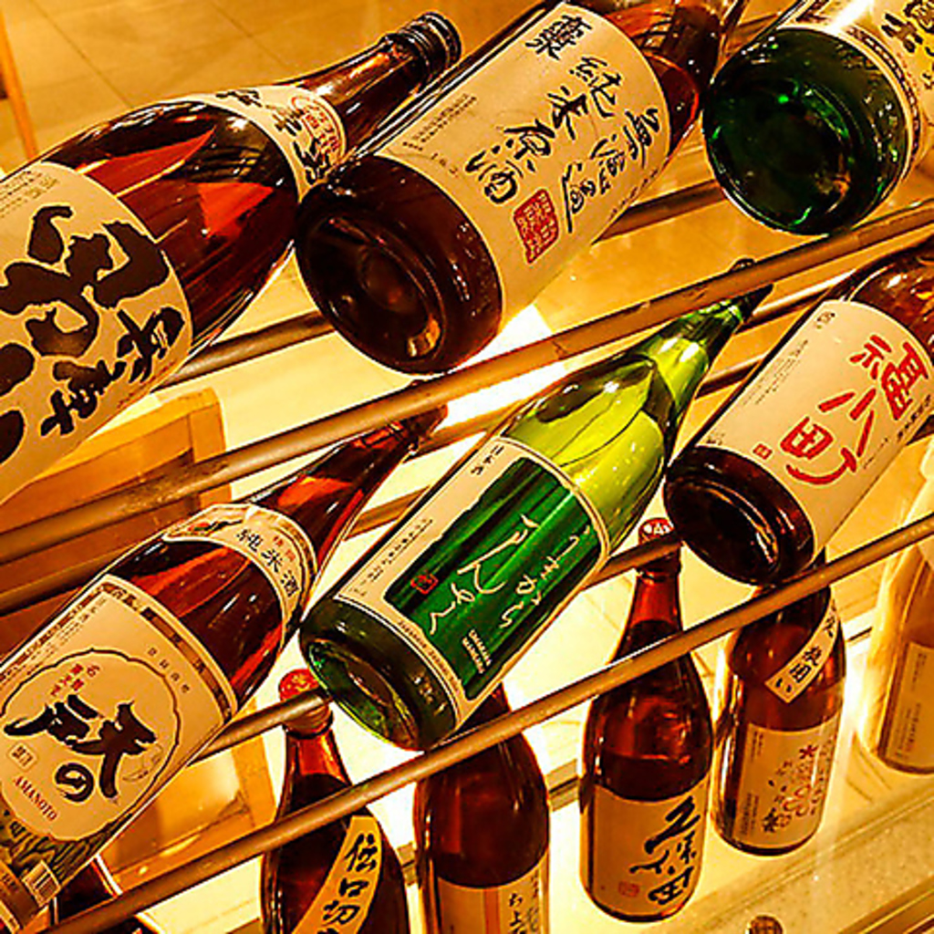 銘柄の日本酒も多数ご用意