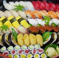 田崎市場から毎日仕入れる鮮魚が輝きを放つ本格派の寿司