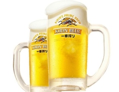 串カツが進む！生ビールも対象の飲み放題ございます。