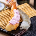 料理メニュー写真&nbsp;●海鮮串カツ●エビ ー柴漬けタルタル添えー