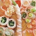 料理メニュー写真&nbsp;ベーコンチーズ巻/オクラ巻/アスパラ巻
