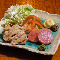 手作りにこだわった極上おつまみの数々