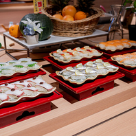 和食料理長こだわりのにぎり寿司！