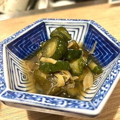 きゅうりの醤油漬け
