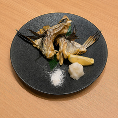 スズキのカマ塩レモン焼き