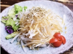 大根とじゃこの柚子ドレサラダ