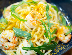 浅草開化楼のモチモチの生パスタ
