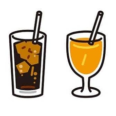 ソフトドリンク飲み放題付き