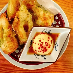 ちくわ磯辺揚げ / 厚切りのハムカツ