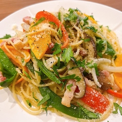 【ベジタリアン対応可能】季節野菜のパスタ