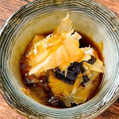 餅と茄子の揚げ出し