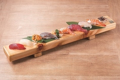 ＜特選＞魚さま板盛り10連寿司