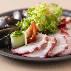 蛸と皮蛋のカルパッチョ