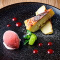 料理メニュー写真&nbsp;バスクチーズケーキ