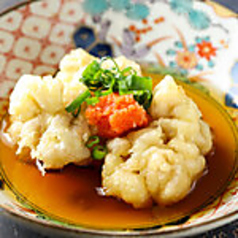 白子の揚げ出し