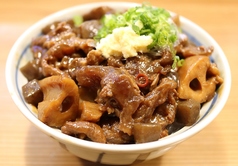 飛騨牛すじ土手煮丼定食 夜定食