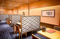 ■半個室空間のお席もご用意しています。貸切ご利用も可能です。