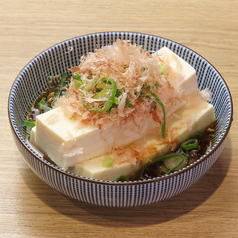 冷奴 (自家製ポンズで)