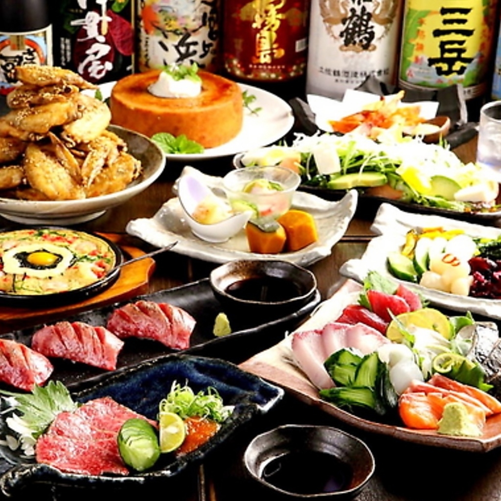 【川越駅徒歩3分】鮮魚の刺身や和牛も自慢！全席個室で焼き鳥・野菜巻き