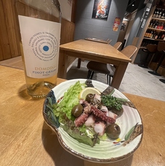 島蛸のオリーブ炒め